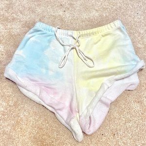 RARE Wildfox Swim Cotton Candy Loop Terry Hot Shorts